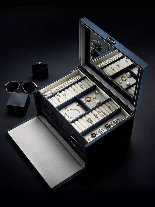 European style jewelry box with lock