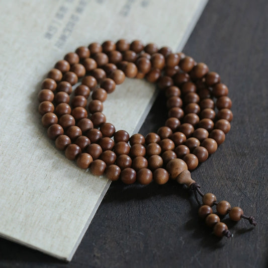 108-bead Buddhist bracelet from Mysore, India