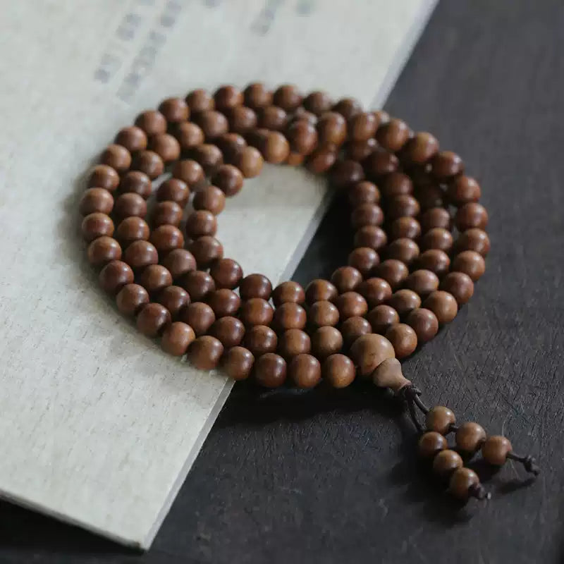 108-bead Buddhist bracelet from Mysore, India