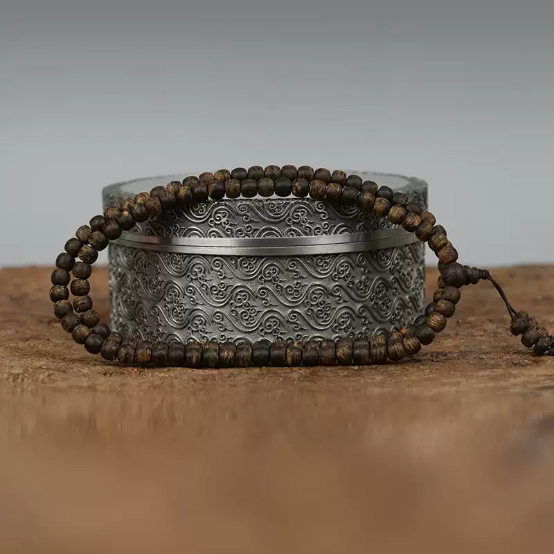 Tangyu Qinan 108-piece sinking-grade agarwood bracelet