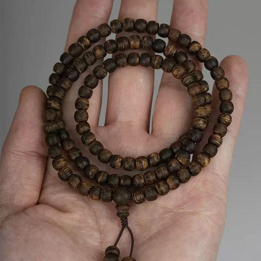 Tangyu Qinan 108-piece sinking-grade agarwood bracelet