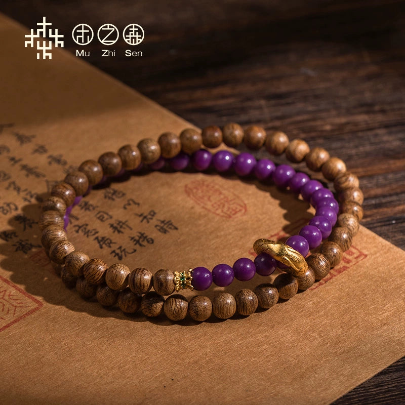 Cambodian agarwood bracelet 5mm natural bracelet