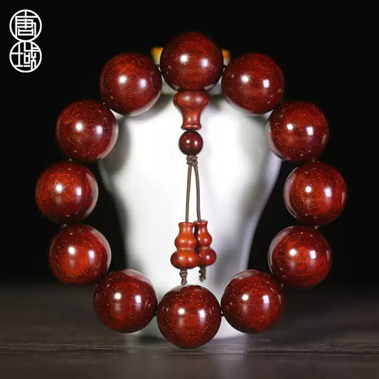 Indian rosewood bracelet for men 2.0 full gold star