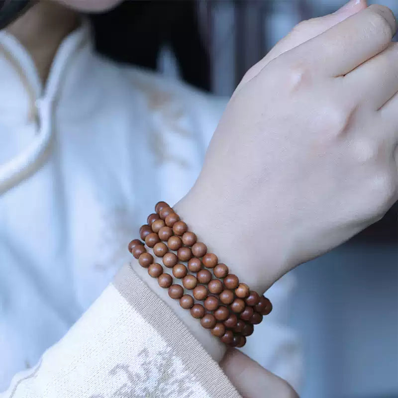 108-bead Buddhist bracelet from Mysore, India