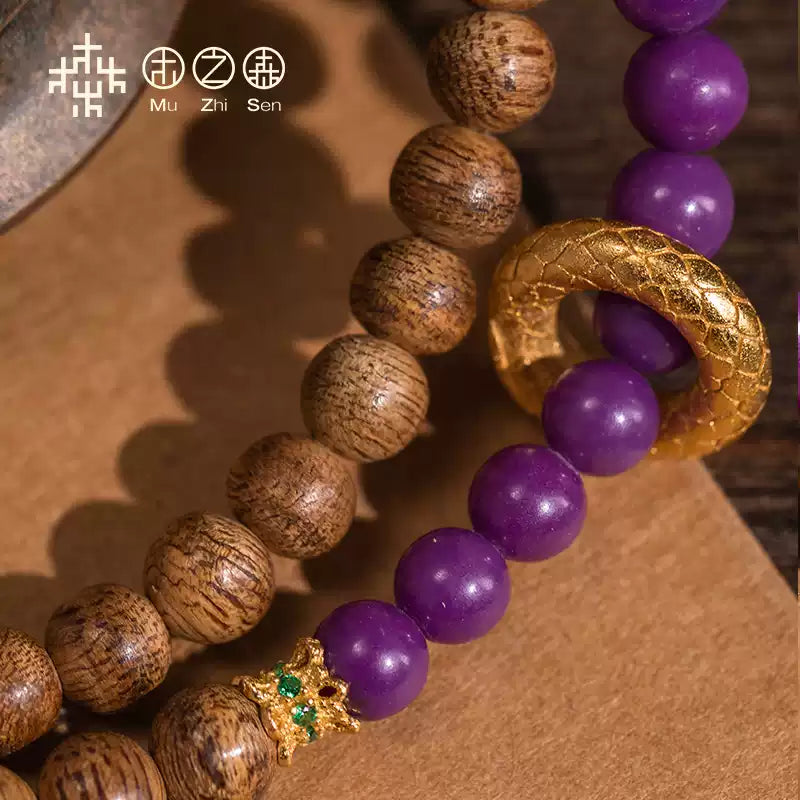 Cambodian agarwood bracelet 5mm natural bracelet