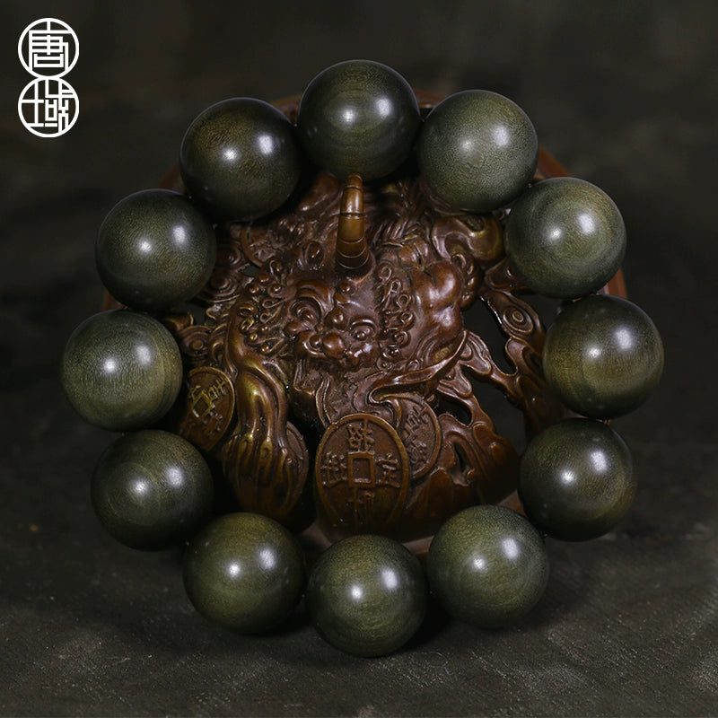 Indian collection-level authentic Mysore gloomy old mountain sandalwood bracelet