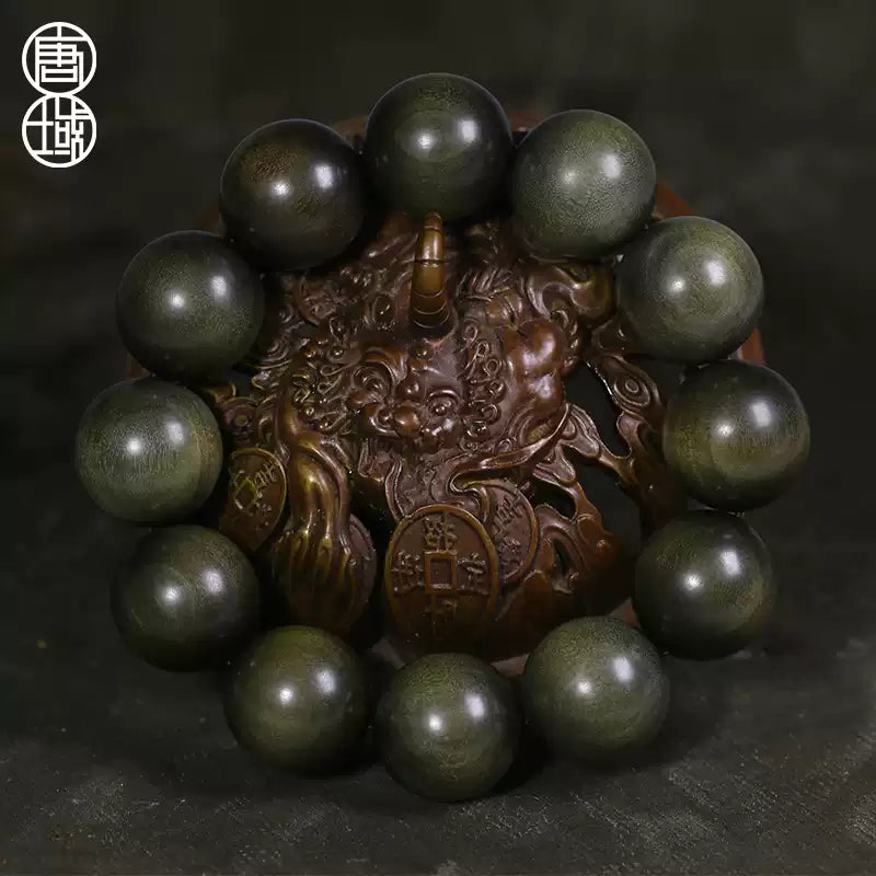 Indian collection-level authentic Mysore gloomy old mountain sandalwood bracelet