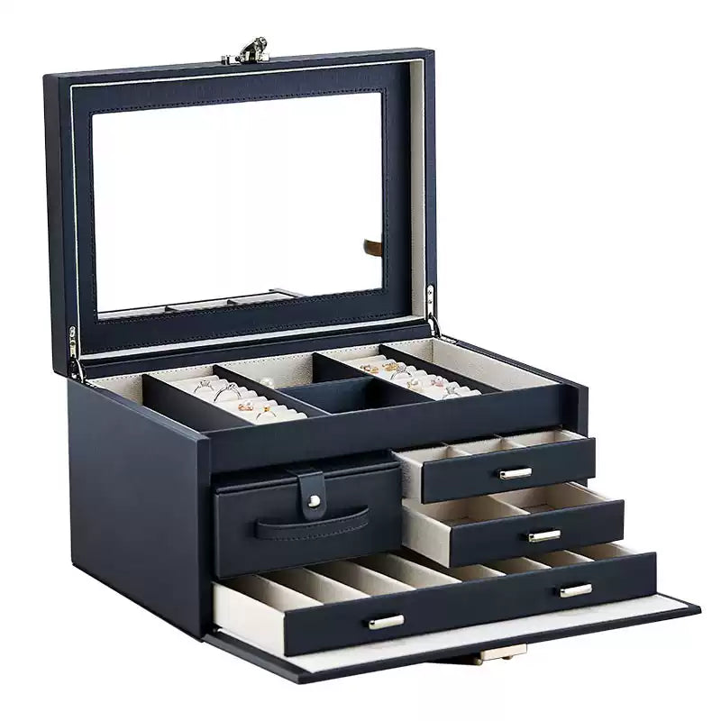 European style jewelry box with lock