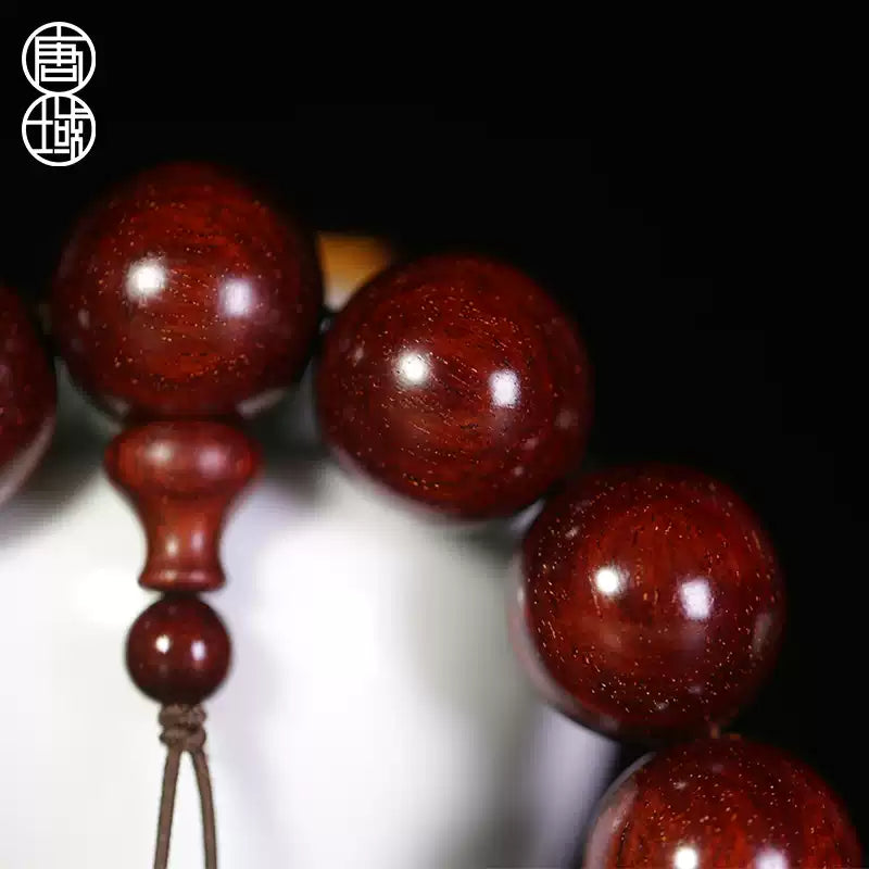 Indian rosewood bracelet for men 2.0 full gold star