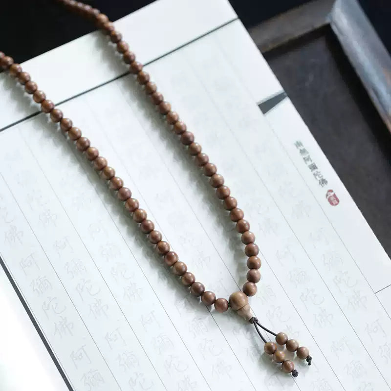 108-bead Buddhist bracelet from Mysore, India