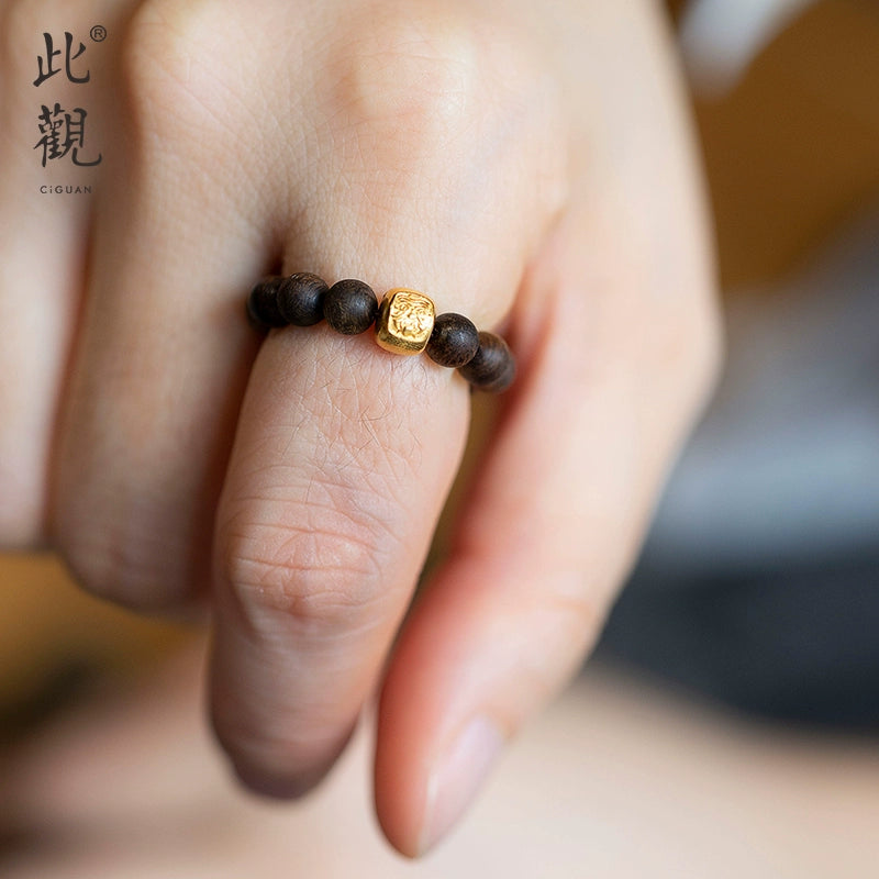 This is a genuine sinking grade Brunei agarwood ring