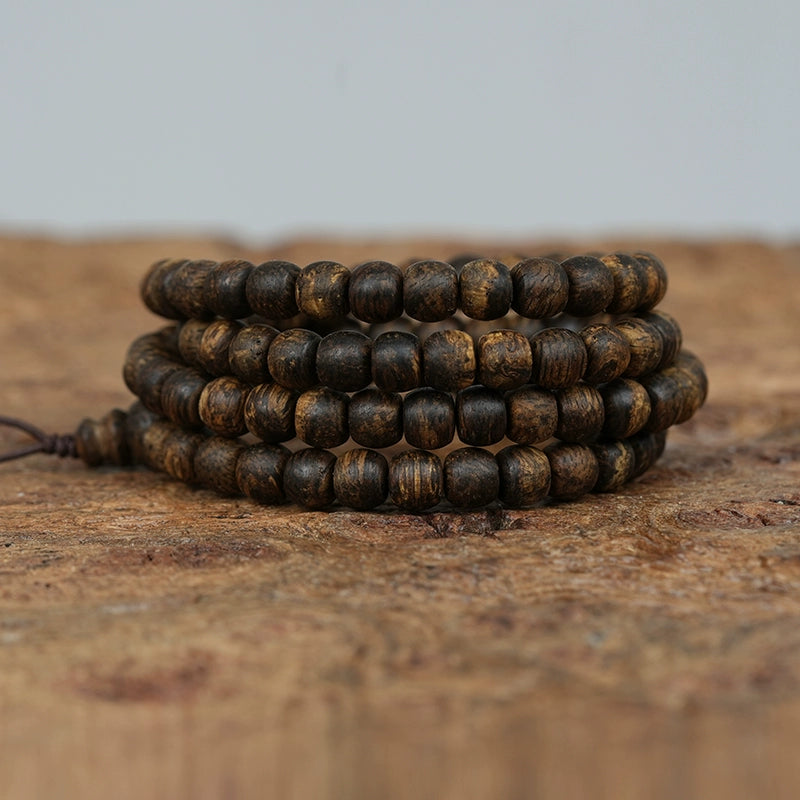 Tangyu Qinan 108-piece sinking-grade agarwood bracelet