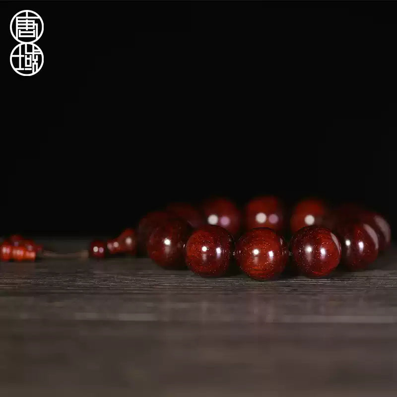 Indian rosewood bracelet for men 2.0 full gold star